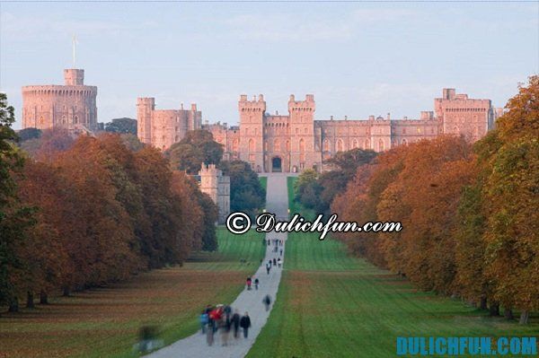Lâu đài Windsor, lâu đài cổ kính, nổi tiếng ở nước Anh