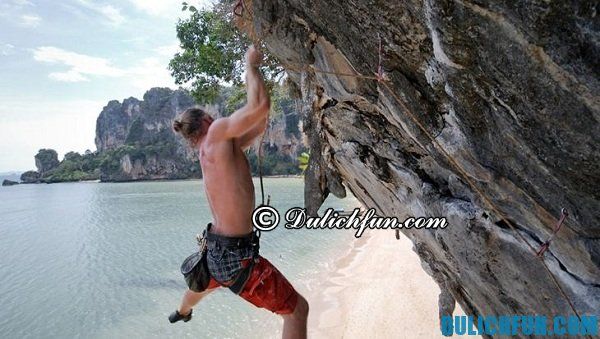Leo núi ở Krabi Thái Lan, chia sẻ kinh nghiệm du lịch Krabi tự túc, tiết kiệm