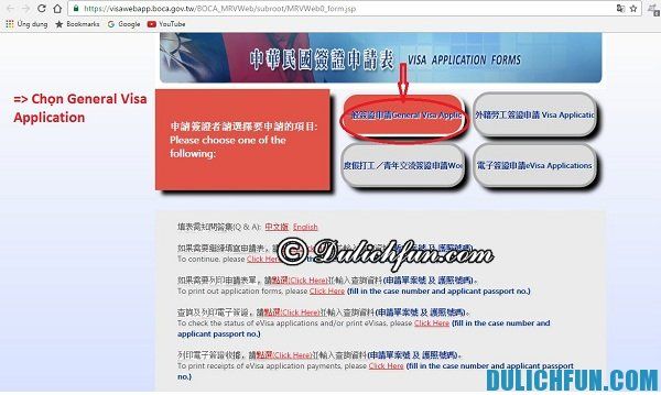 Hướng dẫn điền mẫu đơn xin visa du lịch Đài Loan online: Điền đơn xin thị thực Đài Loan online như thế nào?