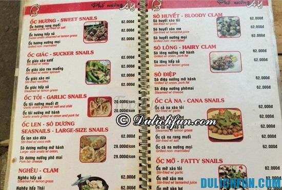 Du lịch Sài Gòn nên ăn gì, ở đâu, Ốc Ấy, địa chỉ quán ăn đêm ngon, giá rẻ ở Sài Gòn bạn không nên bỏ lỡ