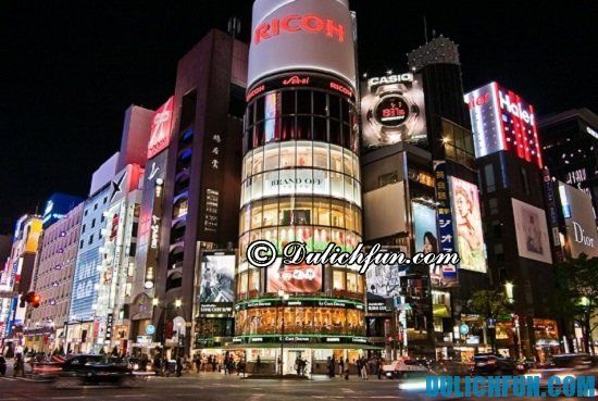 Khu phố Ginza, địa điểm mua sắm lý tưởng ở Tokyo: Du lịch Tokyo mua sắm ở đâu?