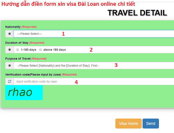 Cách điền thông tin xin visa du lịch Đài Loan online: Hướng dẫn điền mẫu đơn xin thị thực du lịch Đài Loan trực tuyến