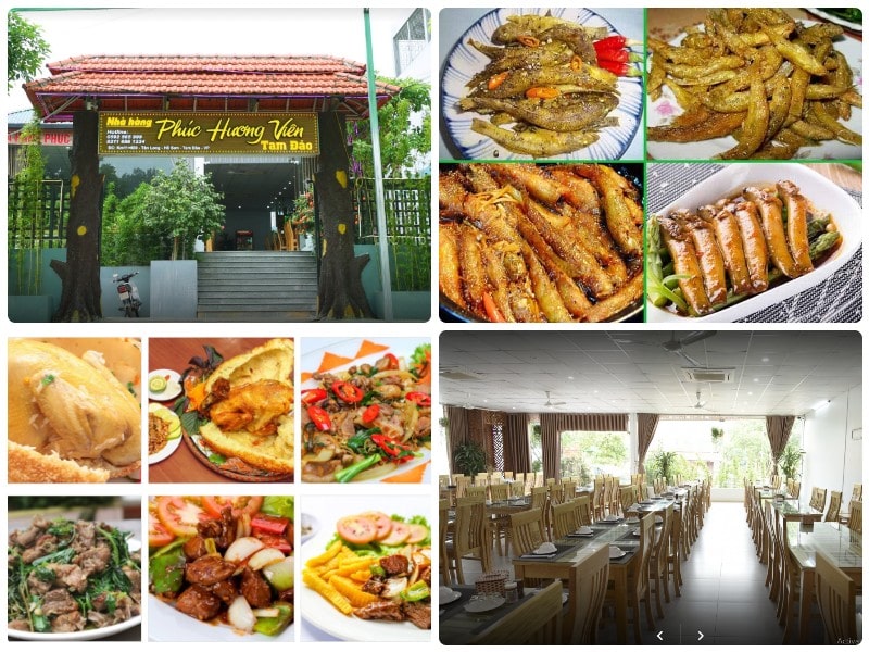 Nhà hàng ngon ở Tam Đảo, nhà hàng Phúc Hương Viên