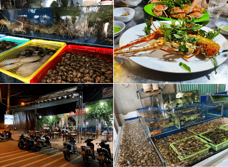 Địa chỉ ăn hải sản ở Nha Trang ngon rẻ, quán hải sản Bến Cảng