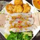 Món ăn ngon Quảng Ninh, bánh cuốn chả mực