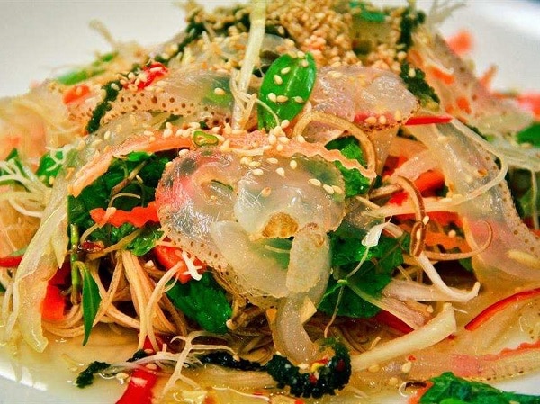Món đặc sản Quảng Ninh, nộm sứa Cô Tô