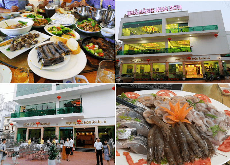 Nhà hàng hải sản ngon Hạ Long, nhà hàng Hoa Sơn
