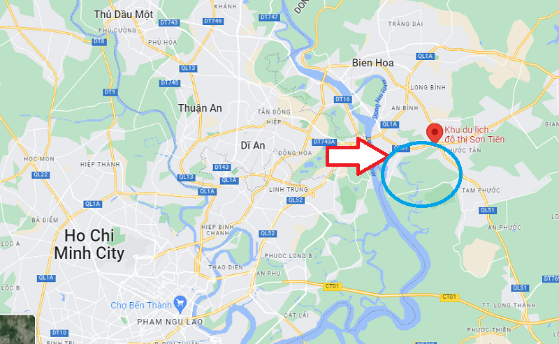 Khu du lịch Sơn Tiên Đồng Nai ở đâu, địa chỉ, vị trí trên bản đồ?