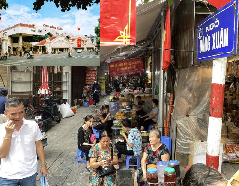 Địa điểm du lịch nổi tiếng ở Hà Nội. Chợ Đồng Xuân
