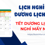 Lịch nghỉ tết dương lịch 2026 được nghỉ mấy ngày?