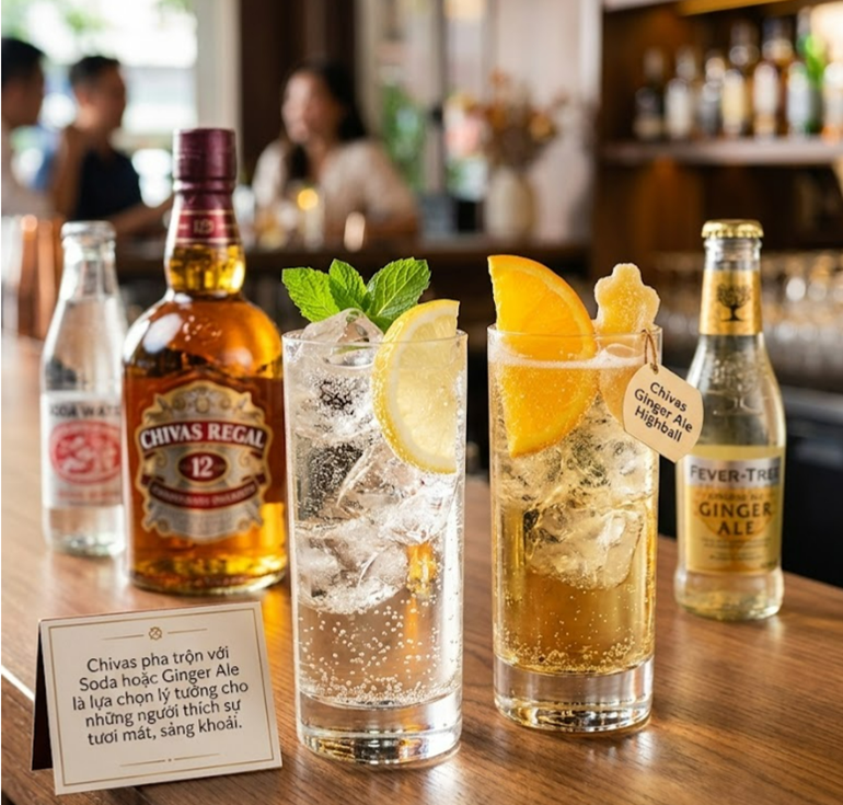 Khám phá các cách uống Chivas chuẩn phong cách quý ông