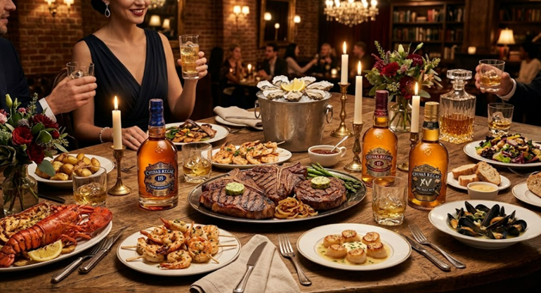 Rượu Chivas ăn với món gì ngon để bùng nổ vị giác?