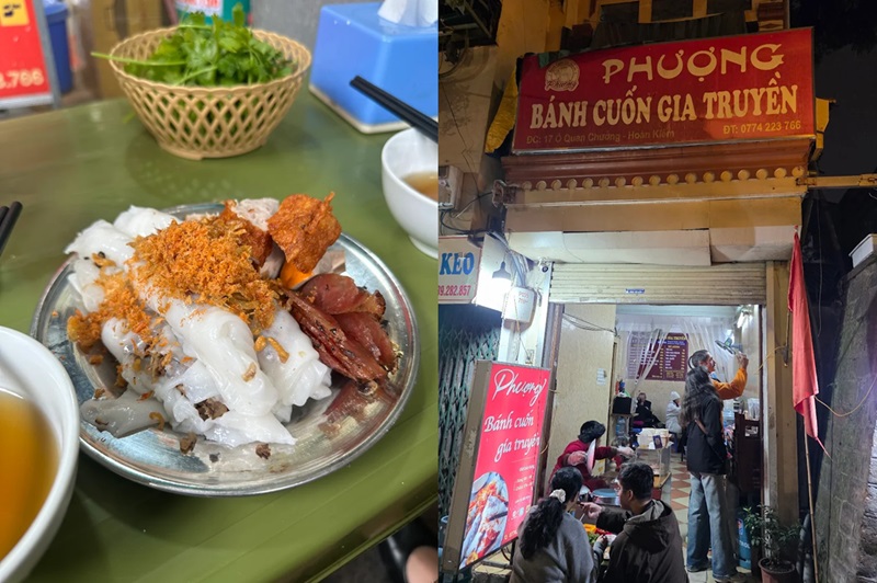 Quán bánh cuốn ở Hà Nội. Quán bánh cuốn ngon tại Hà Nội 