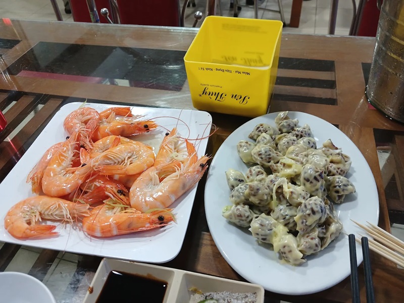 Quán hải sản ở Cửa Lò. Quán hải sản nổi tiếng Cửa Lò