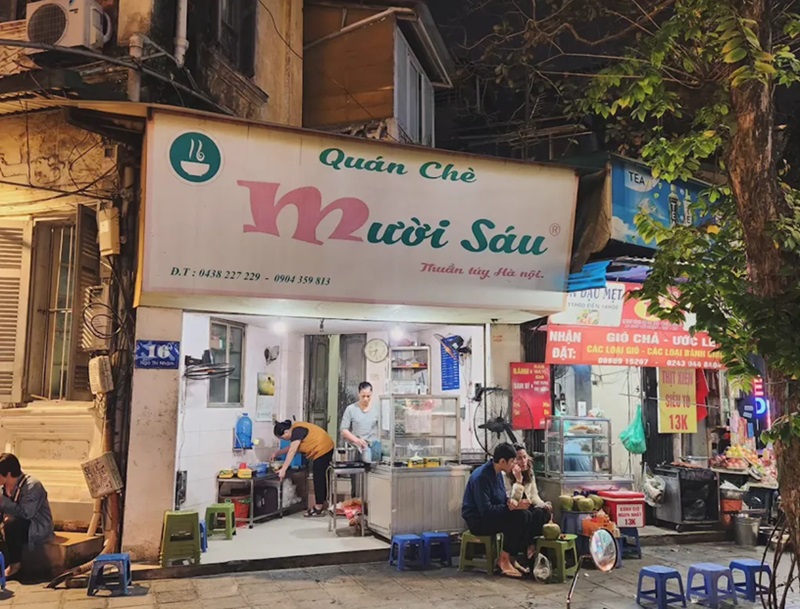 Quán chè ngon ở Hà Nội. Quán chè nổi tiếng ở Hà Nội