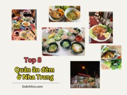 Quán ăn đêm ở Nha Trang. Quán ăn đêm nổi tiếng Nha Trang