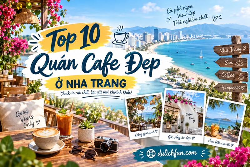Quán cafe ở Nha Trang. Quán cafe nổi tiếng ở Nha Trang