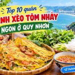 Địa chỉ ăn bánh xèo tôm nhảy ở Quy Nhơn. Quán bánh xèo tôm nhảy ở Quy Nhơn