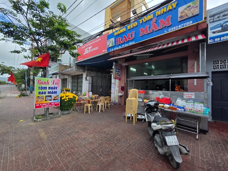 Quán bánh xèo tôm nhảy ở Quy Nhơn. Quy Nhơn ăn bánh xèo tôm nhảy quán nào ngon