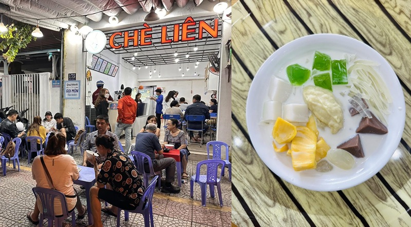 Quán chè ngon, nổi tiếng ở Đà Nẵng. Chè Liên